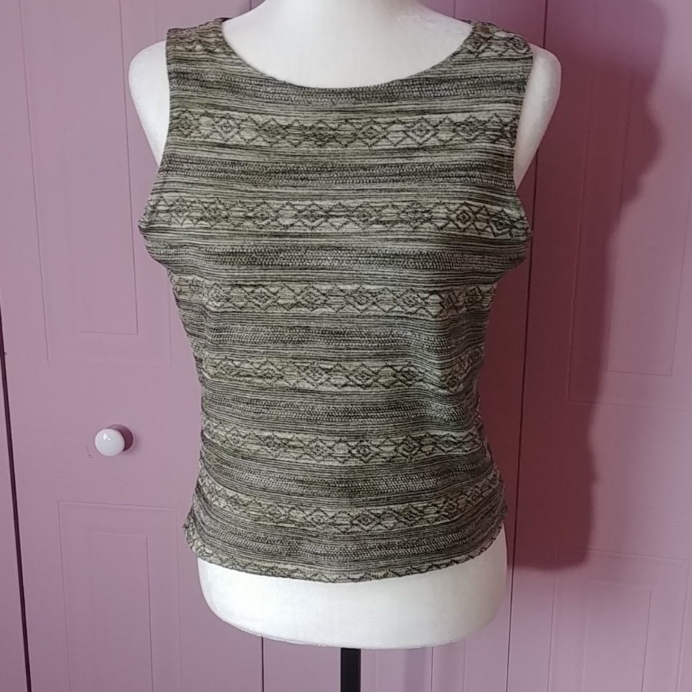 Green tank top